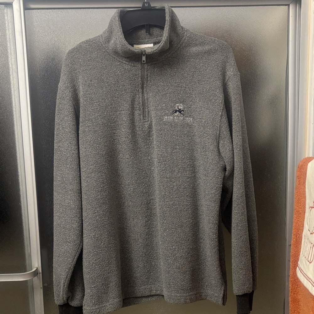 Overwear Santa Anita Park Gray Half-Zip Woman’s Sweater